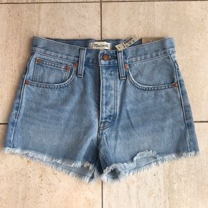 Madewell Relaxed Denim Shorts NWT - size 23
